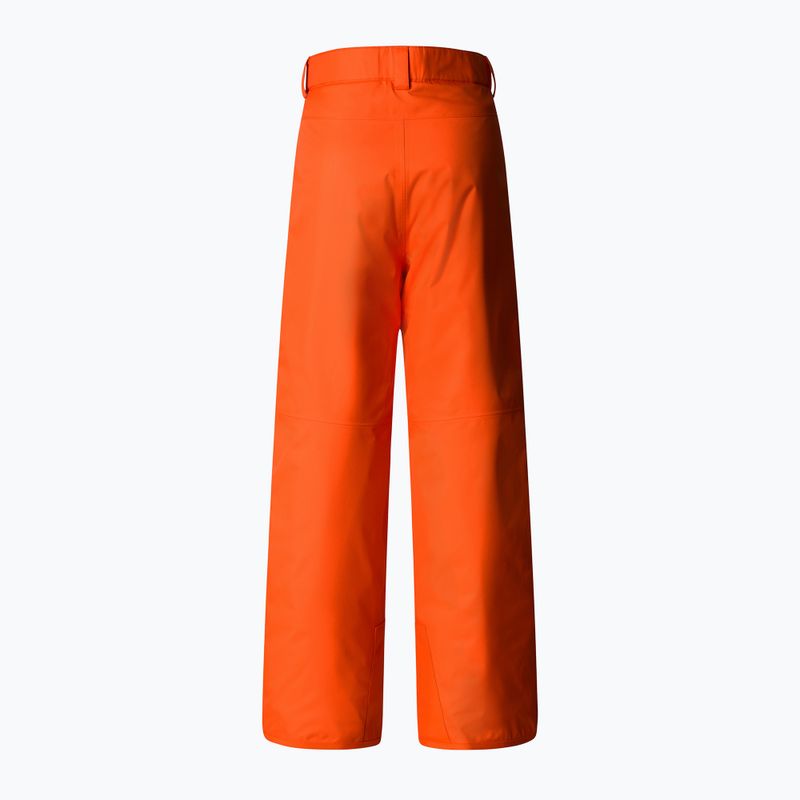 Pantaloni da sci per bambini The North Face Freedom Insulated arancione 5