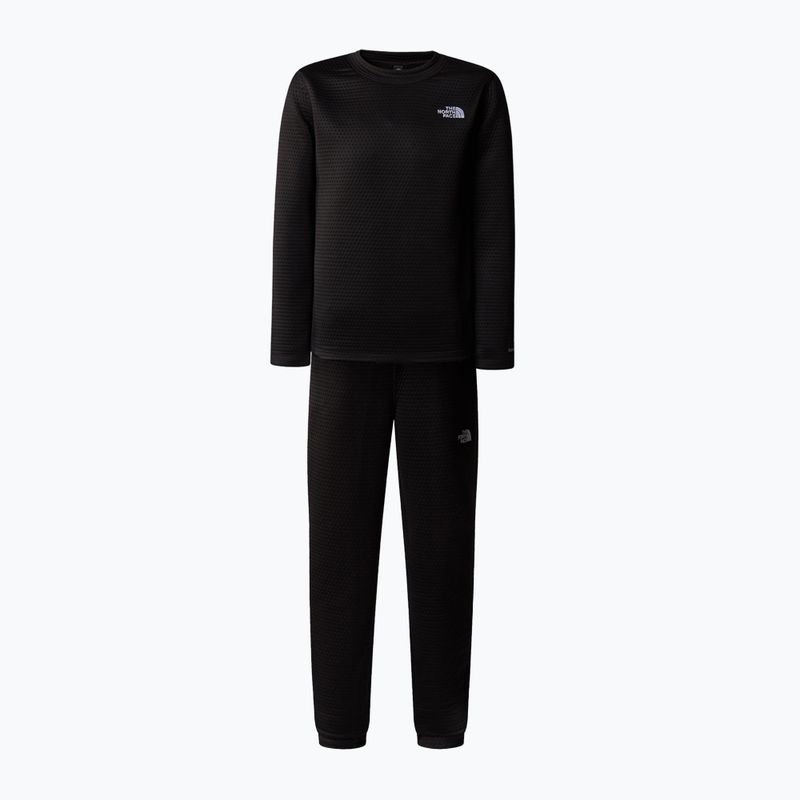 Completo intimo termico per bambini The North Face Dotknit Thermal black