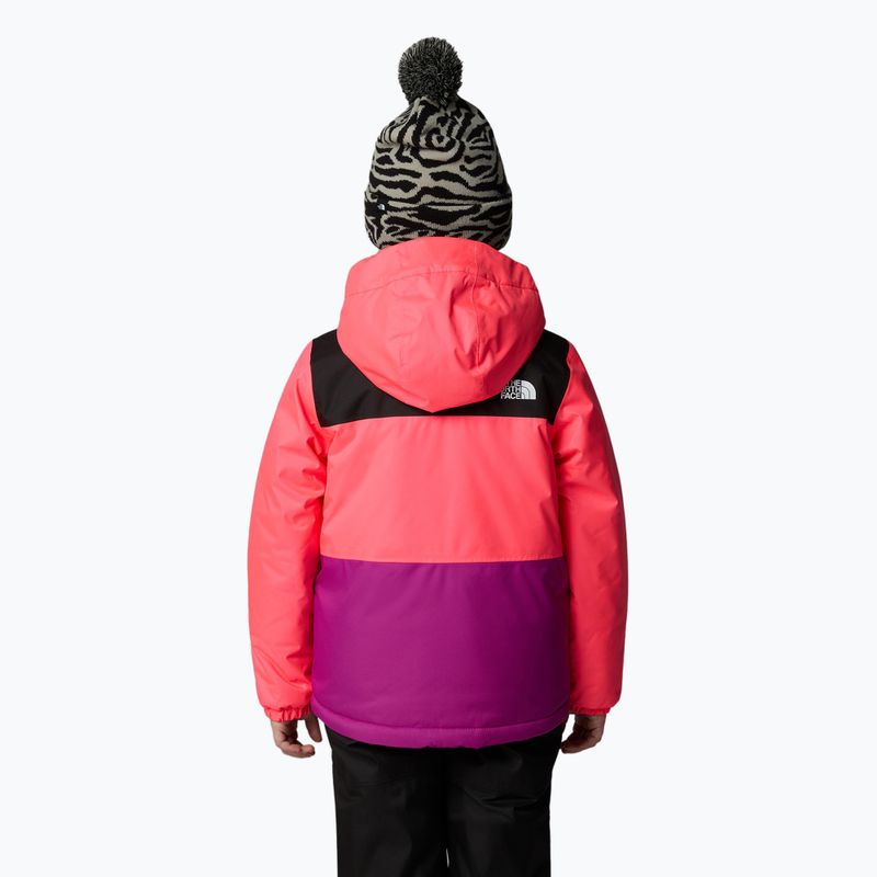 Giacca da sci per bambini The North Face Kid Freedom Insulated radiant poppy 3