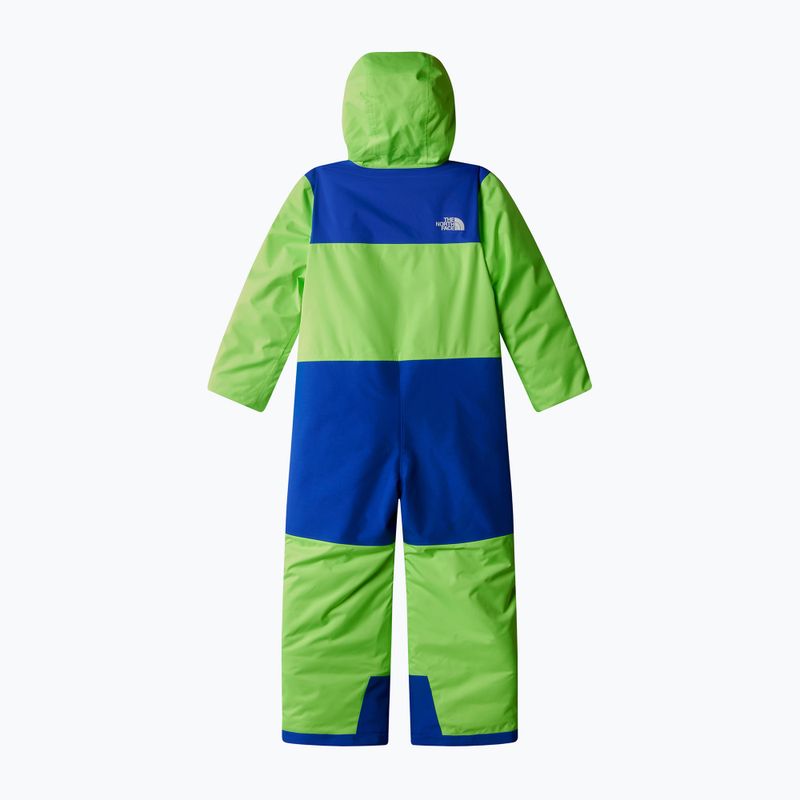 Tuta da neve The North Face Kid Freedom verde sicurezza 4