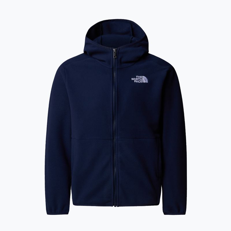 Felpa da bambino The North Face Teen Glacier F/Z Hooded summit navy