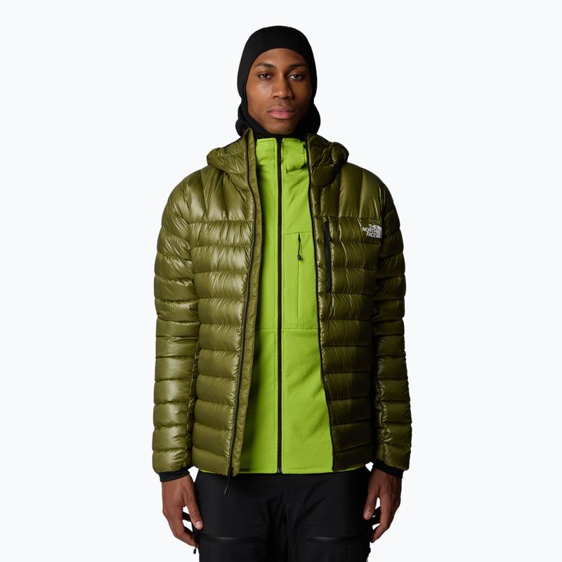 Piumino da uomo The North Face Summit Breithorn Hoodie forest olive 4