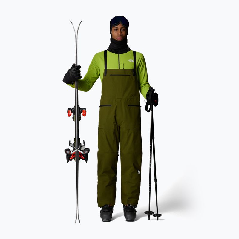 Pantaloni da sci uomo The North Face Verbier GTX Bib forest olive 3