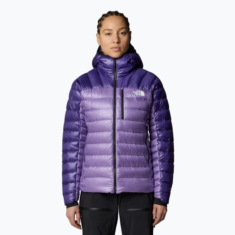 Piumino donna The North Face Summit Breithorn Hoodie peak purple/purple granite