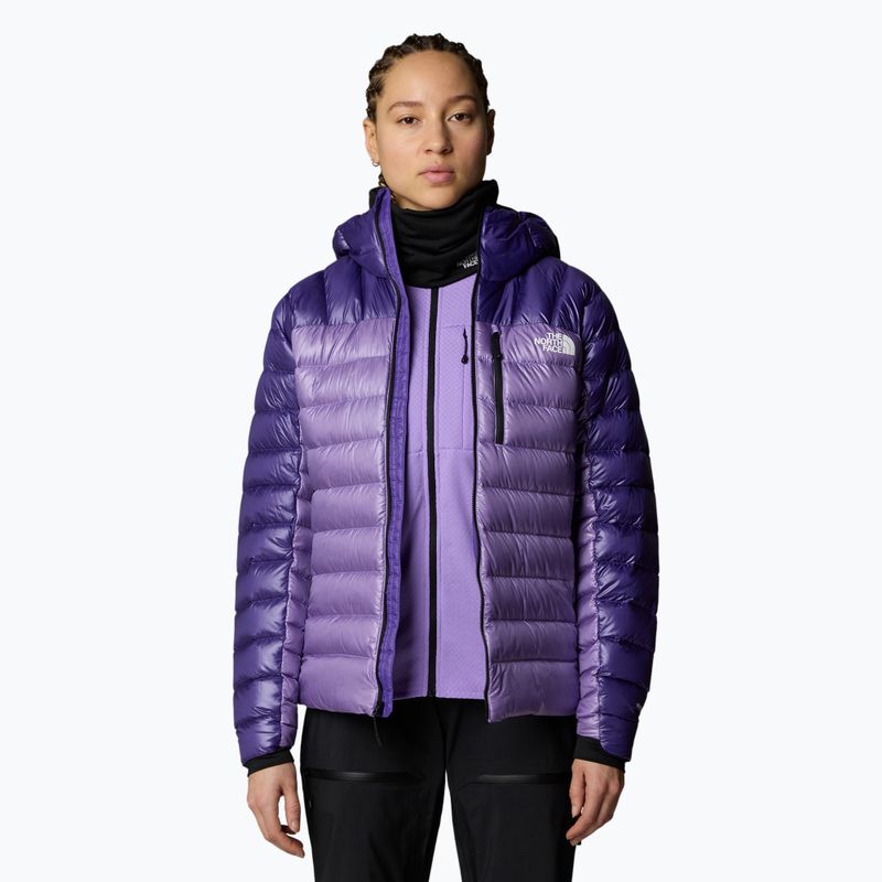 Piumino donna The North Face Summit Breithorn Hoodie peak purple/purple granite 4