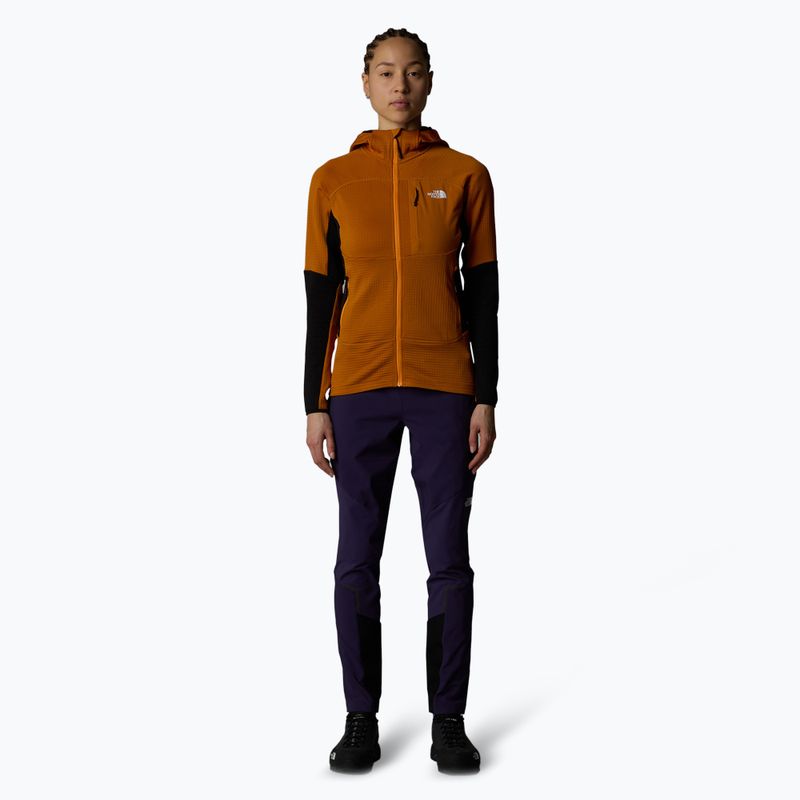 Felpa The North Face donna Stormgap Powergrid iron citrus/nero 2