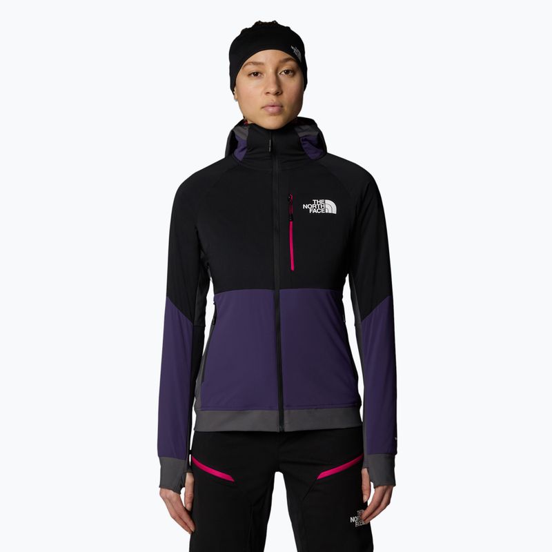 Giacca ibrida da donna The North Face Binntal Hybrid Ventrix Hoodie eterna viola/nero