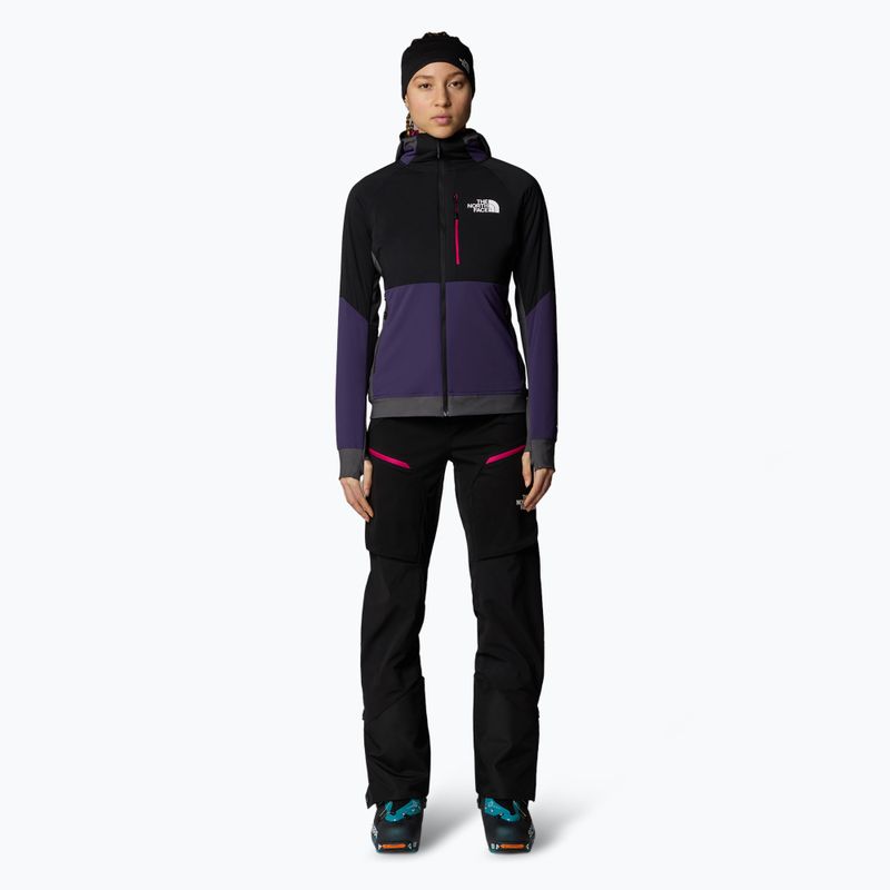 Giacca ibrida da donna The North Face Binntal Hybrid Ventrix Hoodie eterna viola/nero 2