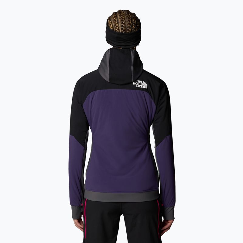 Giacca ibrida da donna The North Face Binntal Hybrid Ventrix Hoodie eterna viola/nero 3