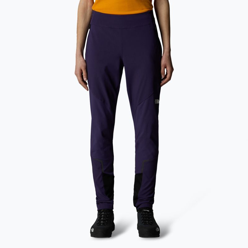 Pantaloni softshell da donna The North Face Dawn Turn, viola eterno