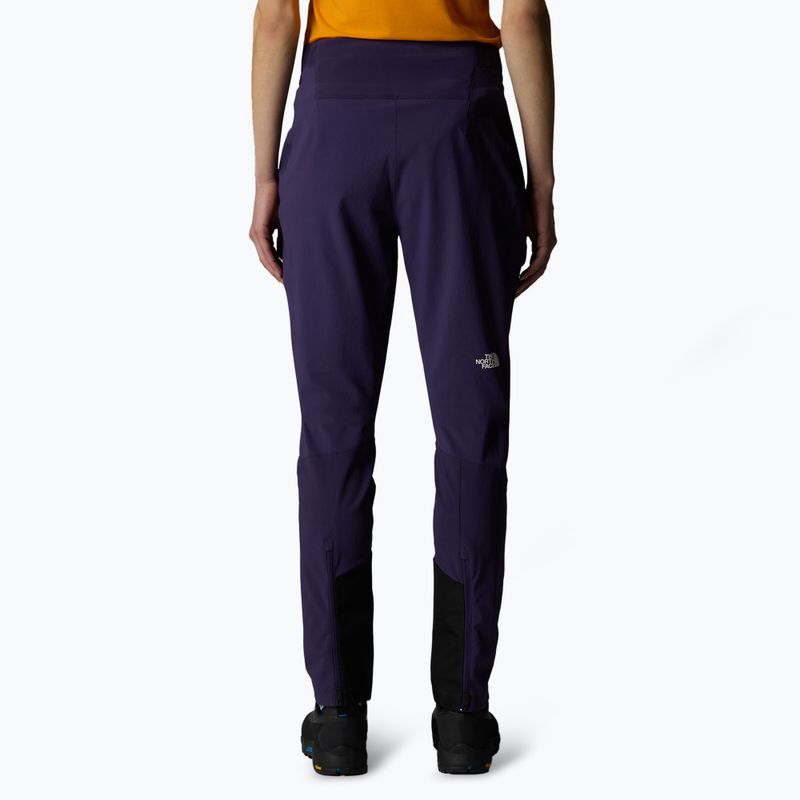 Pantaloni softshell da donna The North Face Dawn Turn, viola eterno 3