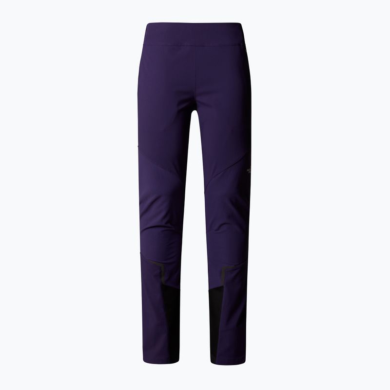 Pantaloni softshell da donna The North Face Dawn Turn, viola eterno 4