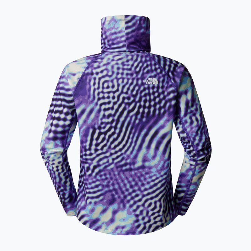 Donna termica Longsleeve The North Face Baselayer Dragline peak purple the lift print 5