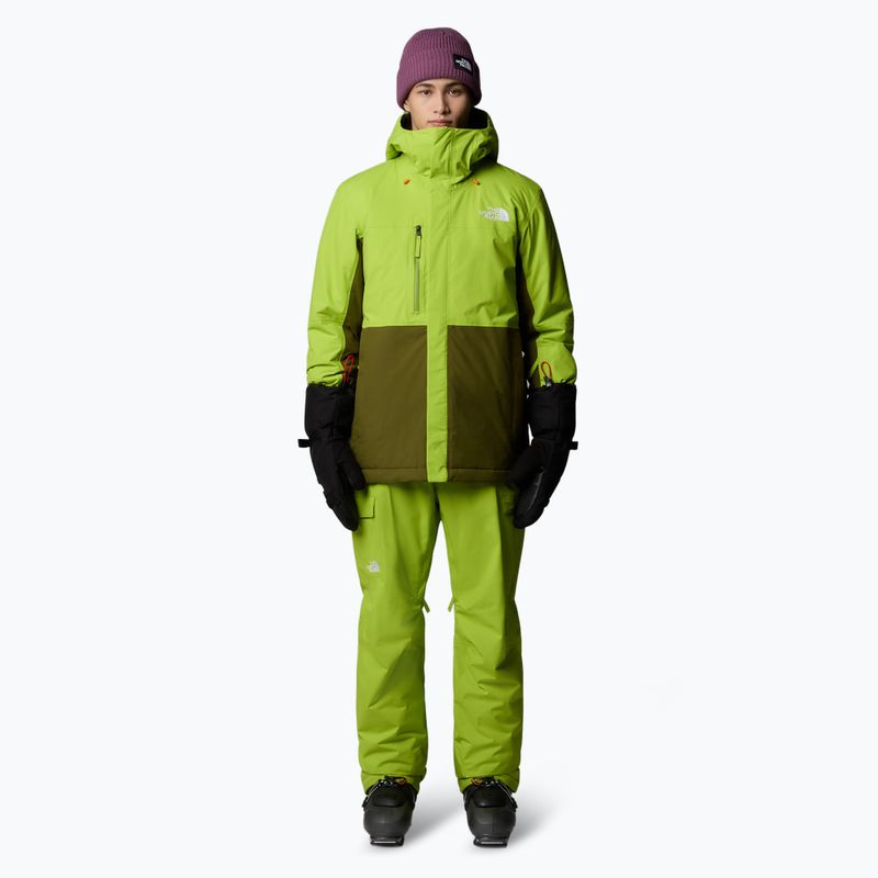 Giacca da sci da uomo The North Face Freedom Insulated meadow brass/forest olive 2