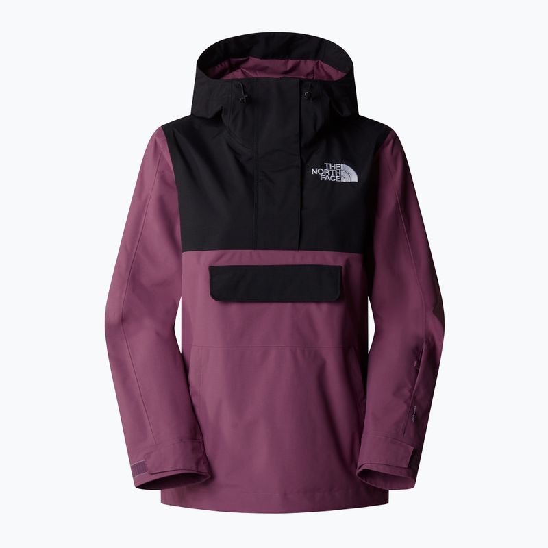 Giacca da sci donna The North Face Driftview Anorak nero/malva notte 4