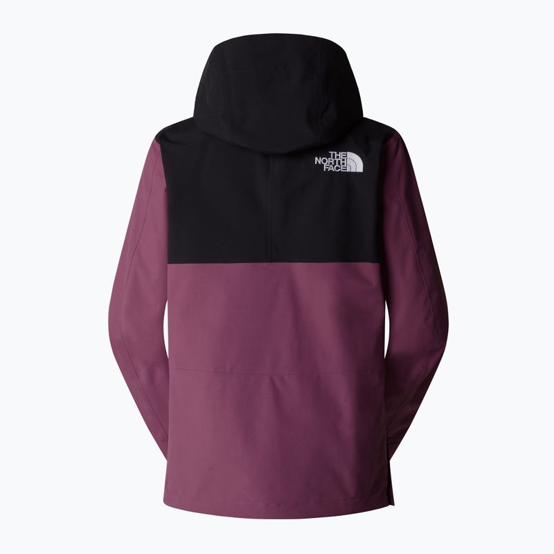 Giacca da sci donna The North Face Driftview Anorak nero/malva notte 5