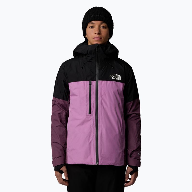 Giacca da sci The North Face Dawnstrike GTX Insulated da donna nero/dragonfruit/midnight mauve