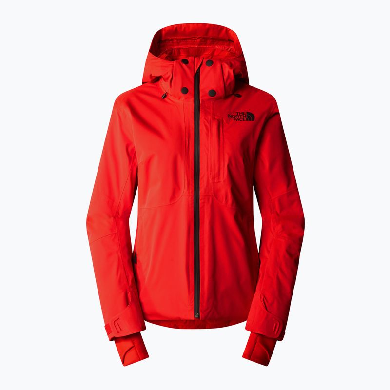 Giacca da sci donna The North Face Lenado rosso fuoco 5