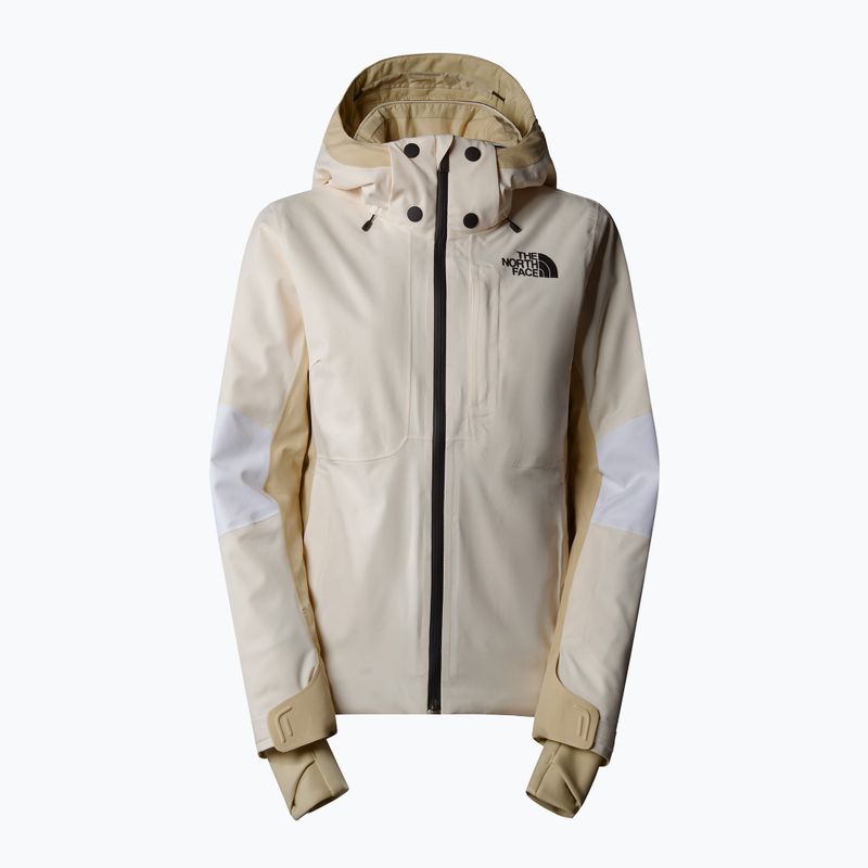 Giacca da sci donna The North Face Lenado bianco dune/gravel/khaki 5