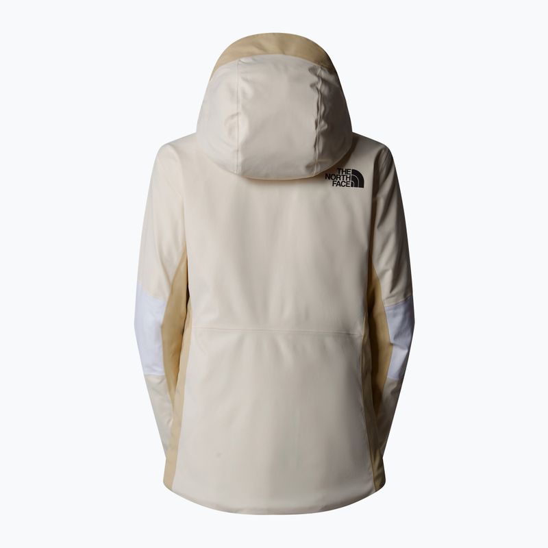 Giacca da sci donna The North Face Lenado bianco dune/gravel/khaki 6