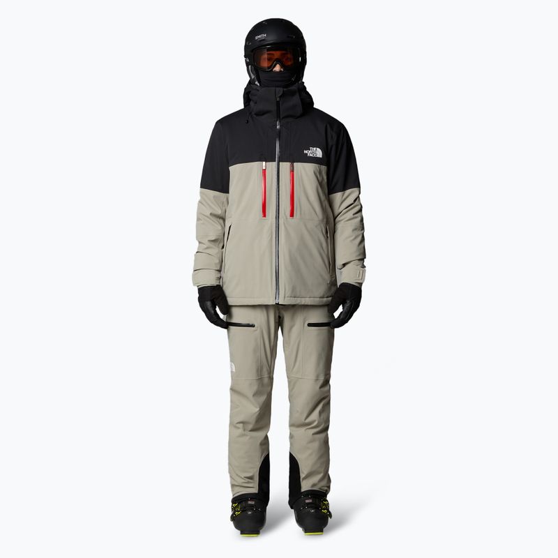 Giacca da sci da uomo The North Face Chakal grigio argilla/nero 2