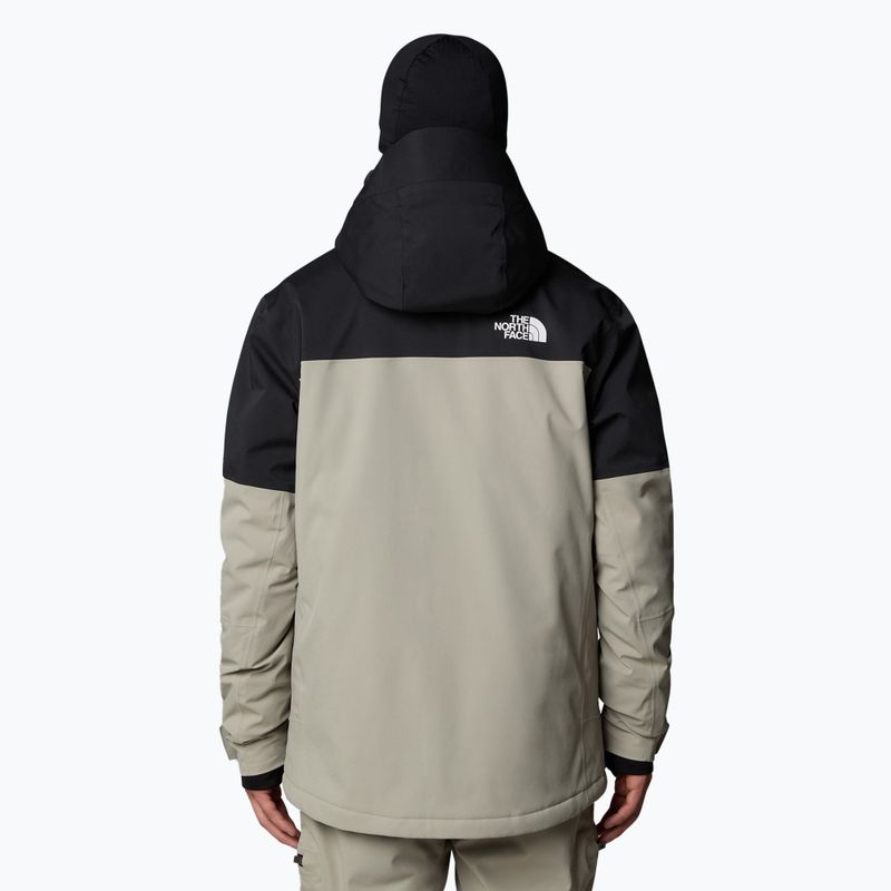 Giacca da sci da uomo The North Face Chakal grigio argilla/nero 3