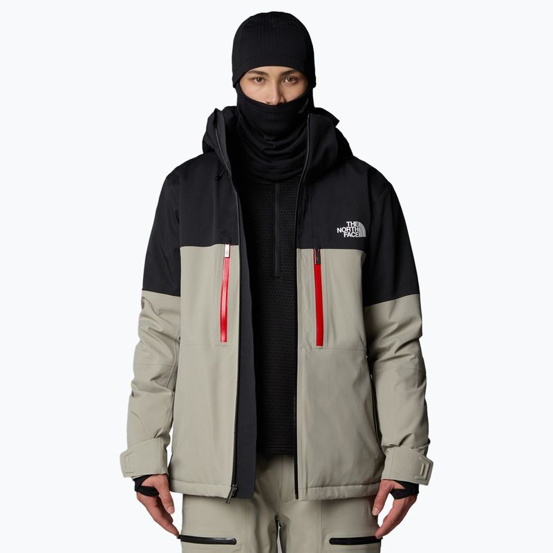 Giacca da sci da uomo The North Face Chakal grigio argilla/nero 4