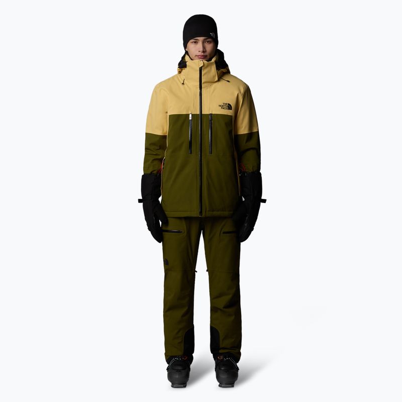 Giacca da sci da uomo The North Face Chakal lichen gold/forest olive 2