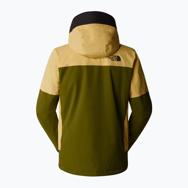 Giacca da sci da uomo The North Face Chakal lichen gold/forest olive 6