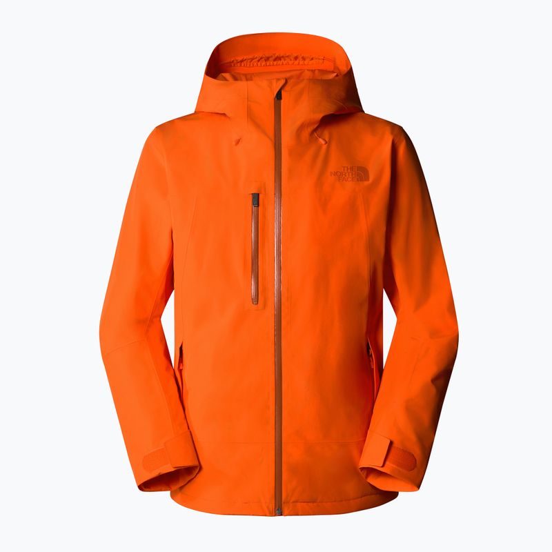 Giacca da sci da uomo The North Face Descendit arancione 5