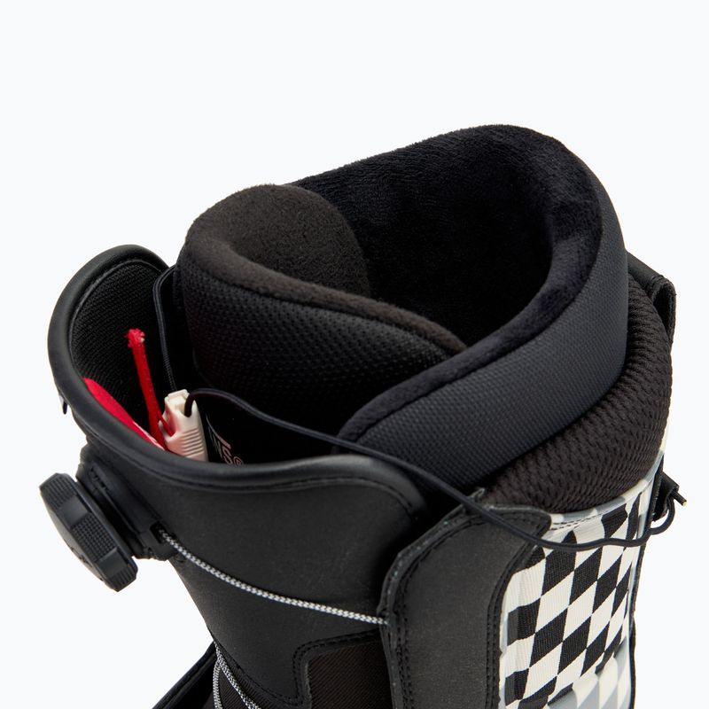 Scarponi da snowboard da uomo Vans Aura OG nero/bianco 7