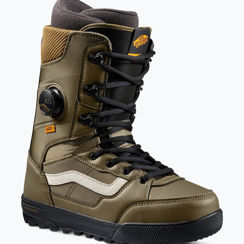 Scarponi da snowboard da uomo Vans Invado Pro M nero/oliva