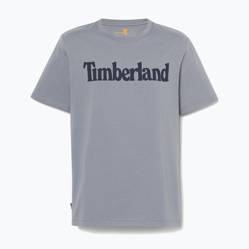 Timberland Uomo Tfo Wordmark Logo T-shirt grigio folkstone 4