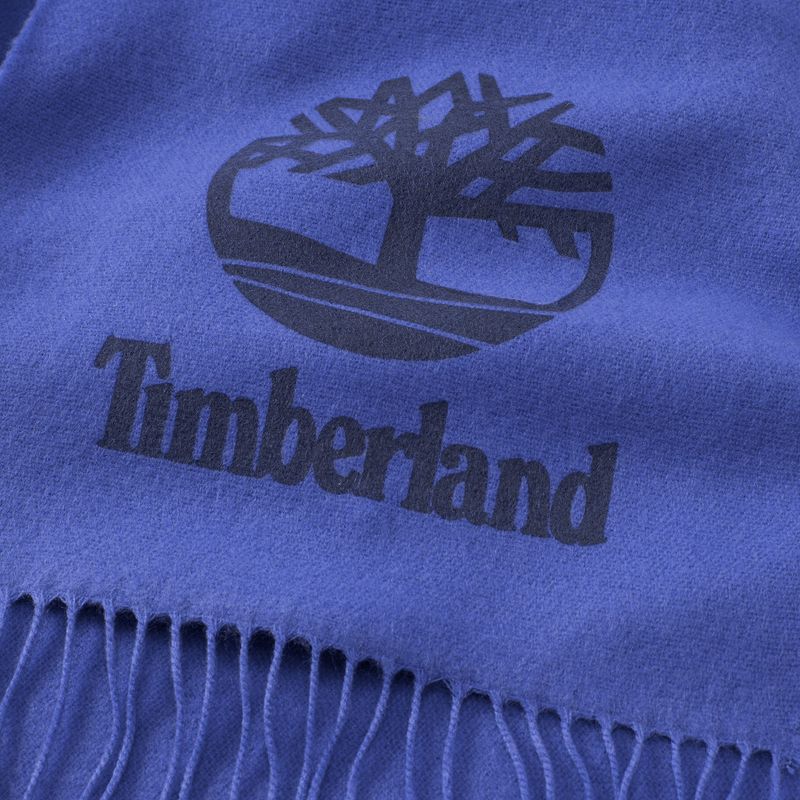 Sciarpa Timberland Yarn Dye da uomo blu abbagliante 2