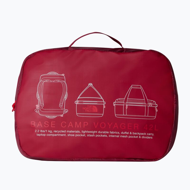 Borsa da viaggio The North Face Base Camp Voyager Duffel 42 l barbabietola/rosso 4