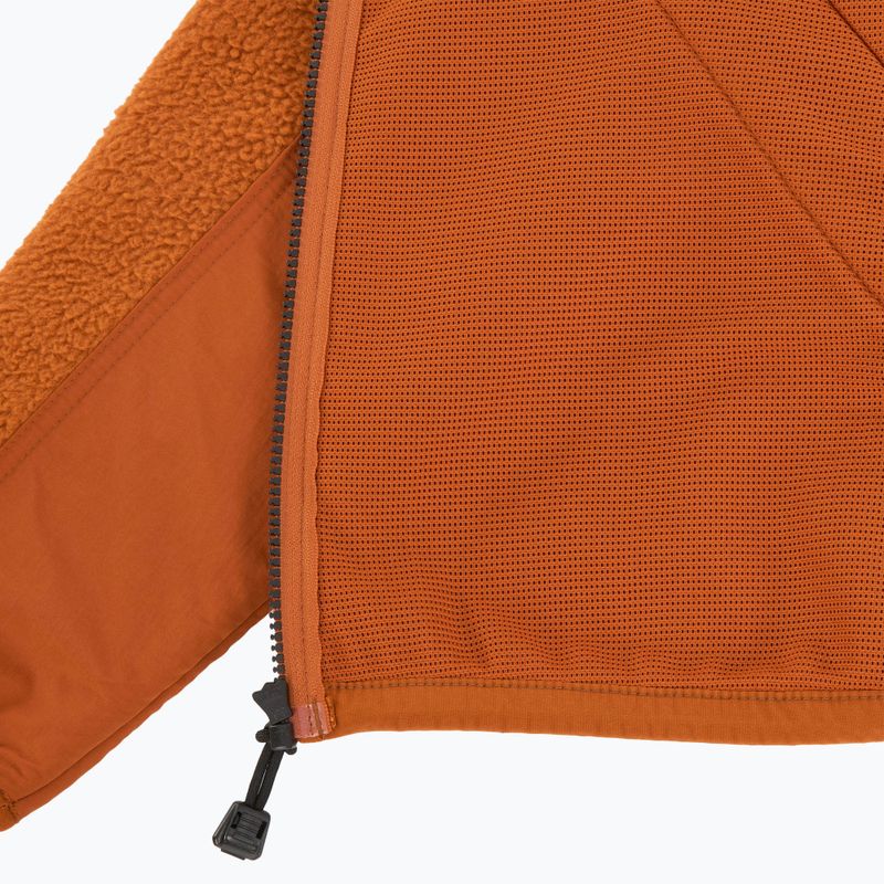 Felpa Uomo Timberland Sherpa Mix Media Fleece umber 5