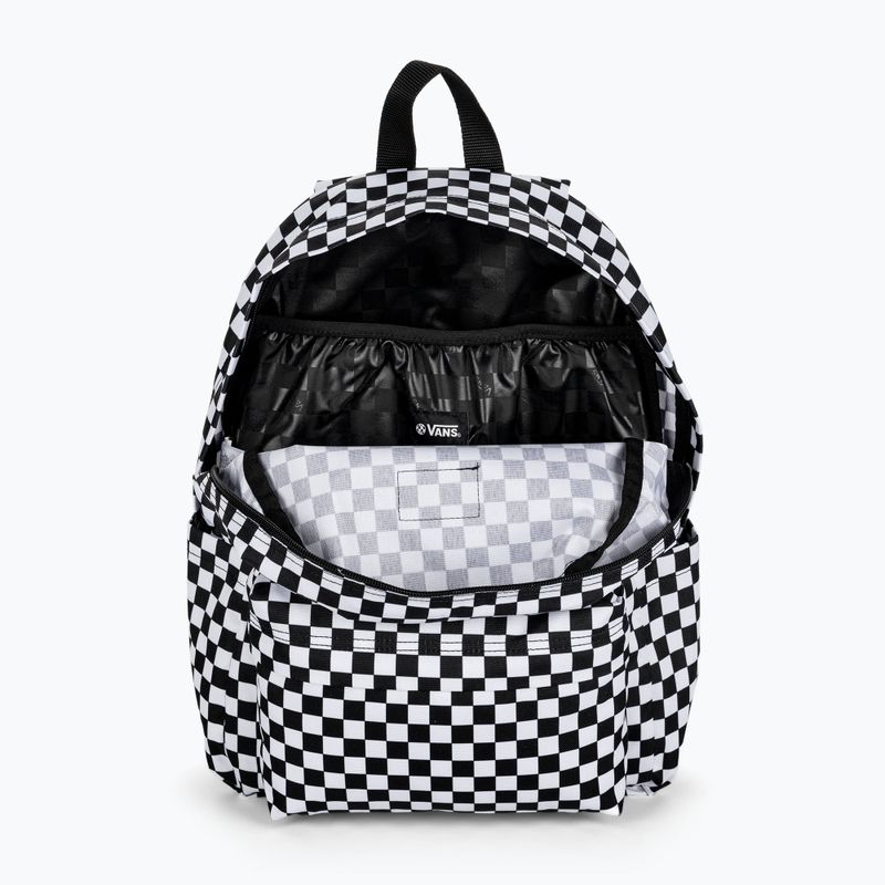 Zaino urbano per bambini Vans Old Skool Grom Check 18 l nero/bianco 7