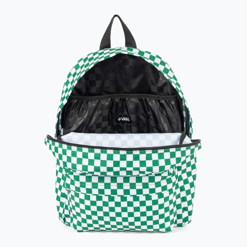 Zaino urbano per bambini Vans Old Skool Grom Check 18 l verde verdastro 4