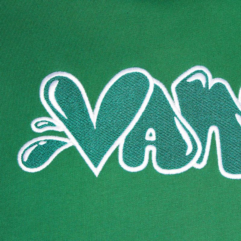 Felpa Vans Caps Loose Pullover verde uomo 3