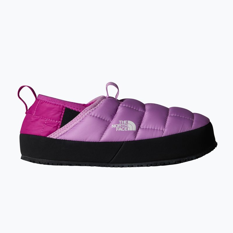 The North Face Youth Thermoball Traction Mule II pantofole per bambini dragonfruit / deep mulber 9