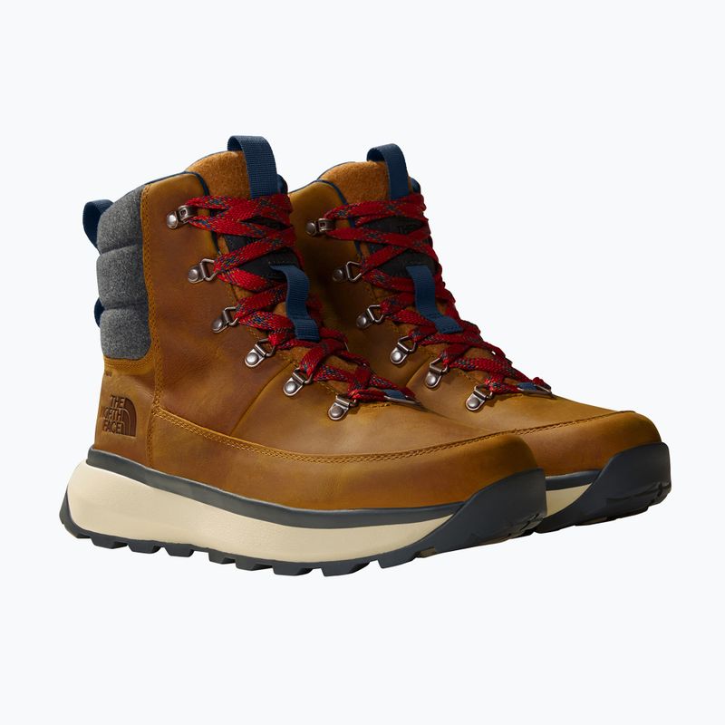 Stivali da neve da uomo The North Face Bergen Leather WP timber tan/red 9