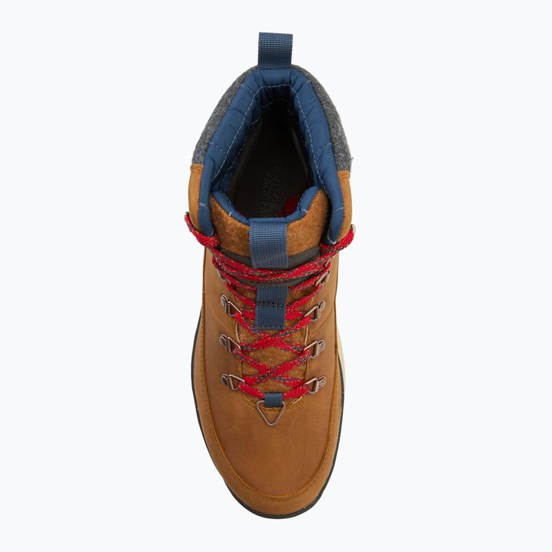 Stivali da neve da uomo The North Face Bergen Leather WP timber tan/red 5