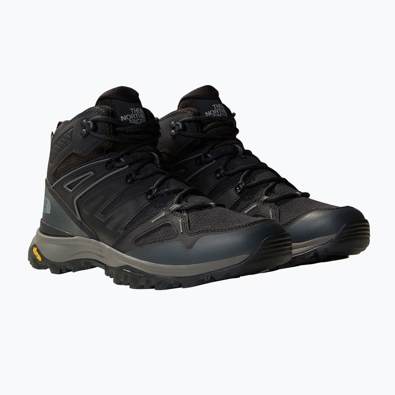 Scarpe da trekking da uomo The North Face Hedgehog Mid Gore-Tex nero / grigio asfalto 9