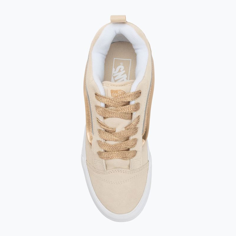 Scarpe Vans Knu Stack High Shine oro 5