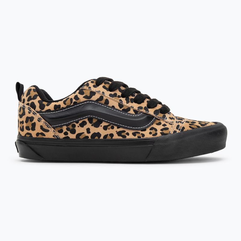 Scarpe Vans Knu Skool leopardate nere 2