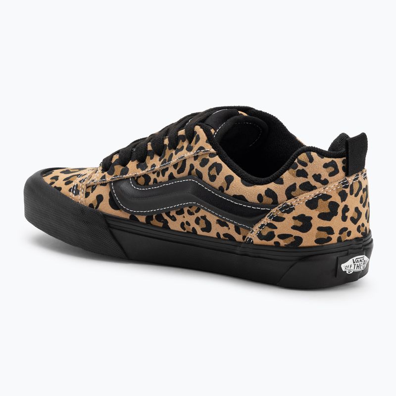 Scarpe Vans Knu Skool leopardate nere 3