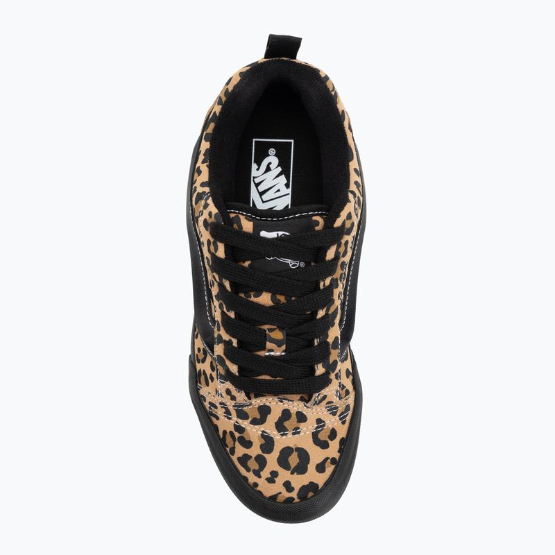 Scarpe Vans Knu Skool leopardate nere 5