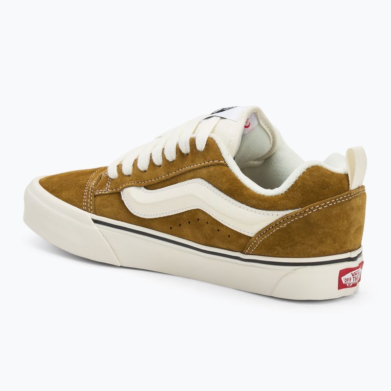 Scarpe Vans Knu Skool in pelle scamosciata marrone 3