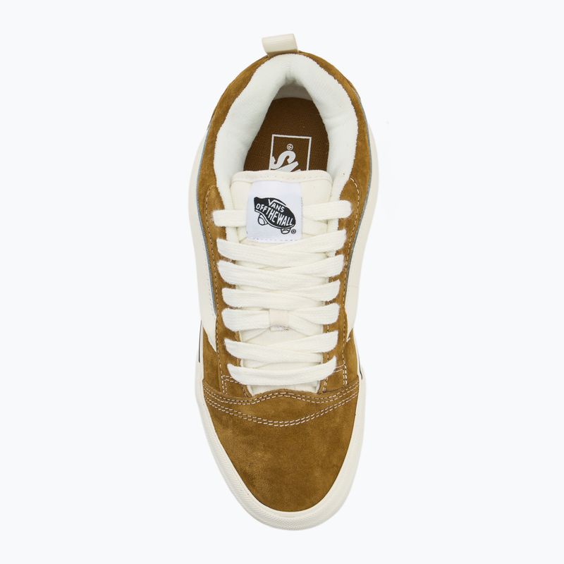 Scarpe Vans Knu Skool in pelle scamosciata marrone 5