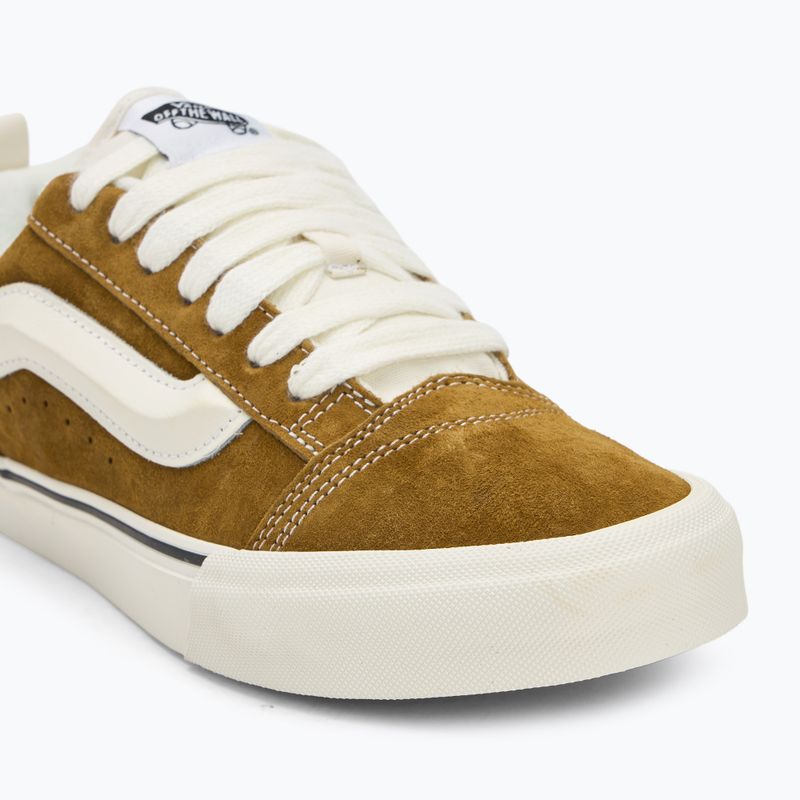 Scarpe Vans Knu Skool in pelle scamosciata marrone 7